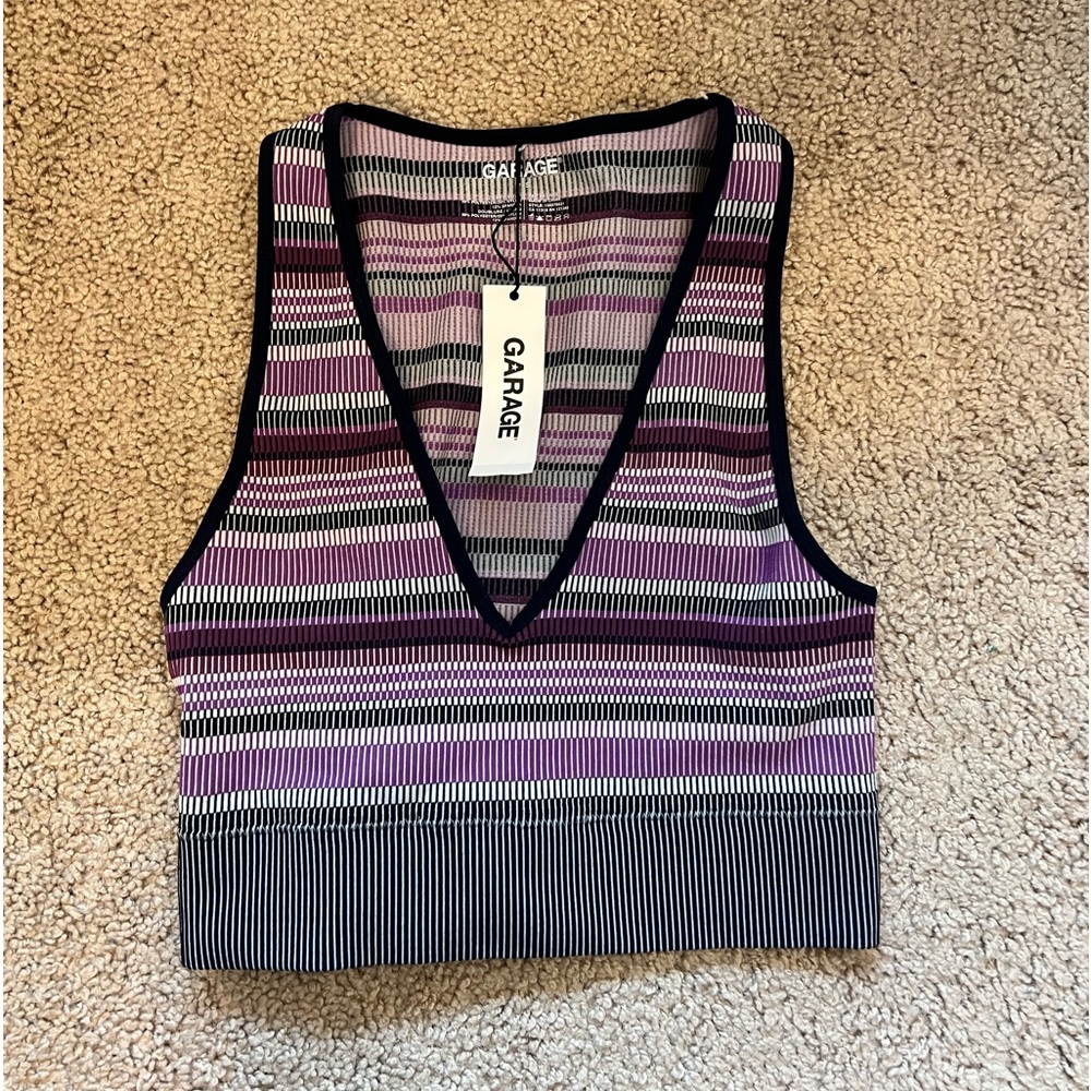 Garage Stella Seamless Plunge Tank Top